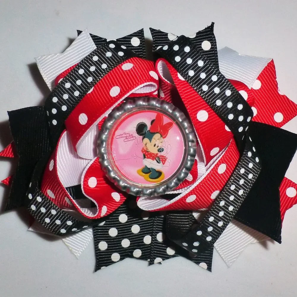 Minnie Mouse Girls 5-Inch Hair Bow Clip